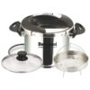 dl1030 delmonti 3 1 زودپز استیل دلمونتی کشویی 6 لیتری DELMONTI DL1030A PRESSURE COOKER