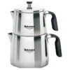 ست کتری و قوری روگازی دلمونتی Delmonti Kettle and teapot set DL1435 1 dl1435 1 1 ست کتری و قوری روگازی دلمونتی Delmonti Kettle and teapot set DL1435