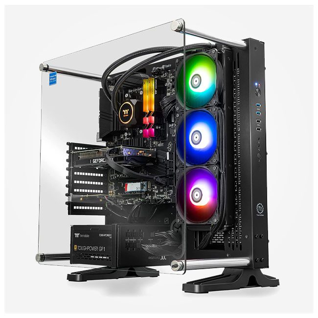 کامپیوتر دسکتاپ حافظه 16 گیگابایتی مدل Thermaltake P3BK-B550-37S-LCS