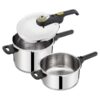 ست دوقلو زودپز 4 و 6 لیتر تفال Tefal 4+6L Secure 5 neo 2 secure 5neo 1 ست دوقلو زودپز 4 و 6 لیتر تفال Tefal 4+6L Secure 5 neo