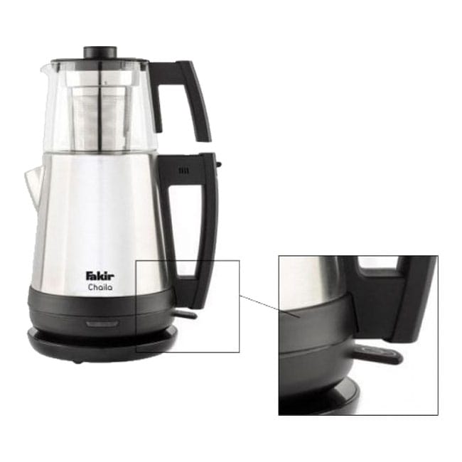 چای ساز 1650 وات قوری 0.95 لیتر فکر FAKIR CHAILA GLASS