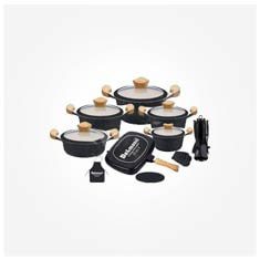 ست قابلمه گرانیتی 22 پارچه دلمونتی DELMONTI DL1150