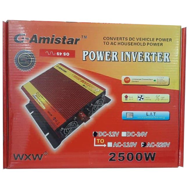 اینورتر و مبدل برق خودرو 2500 وات G-Amistar OS 49 WXW Power Inverter