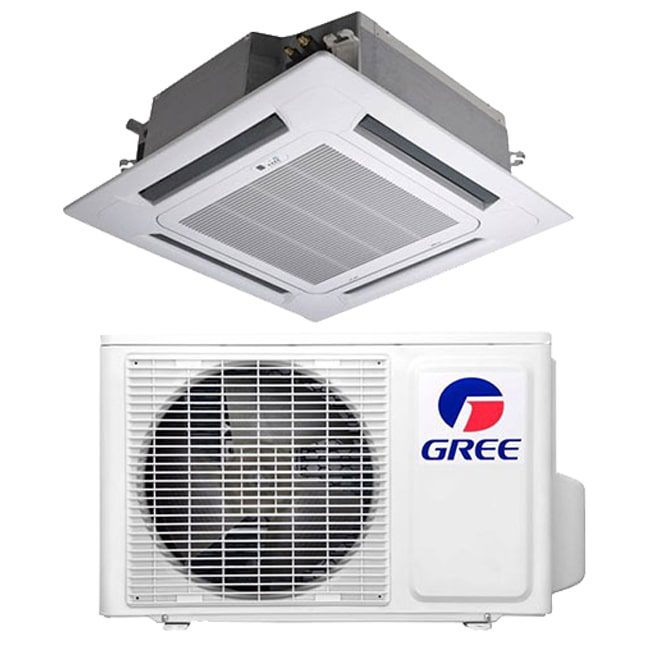داکت اسپلیت گری 36000 سقفی کاستی اینورتر GKH36TK1BI T3 R410A