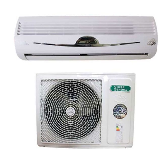 کولر گازی جنرال شکار 12000 لبخندی R22 GNR-12GW AA