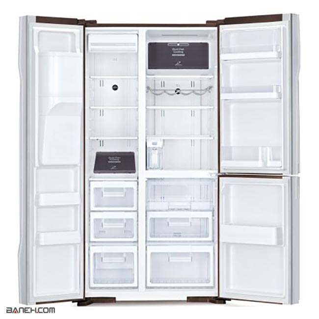 يخچال فریزر سايد هيتاچی RM700 مدل RM700GPUQ2 و 30 فوت