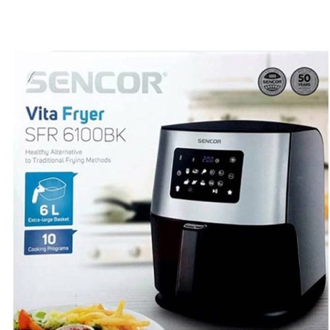 سرخ کن بدون روغن سنکور 6 لیتر SFR 6100BK