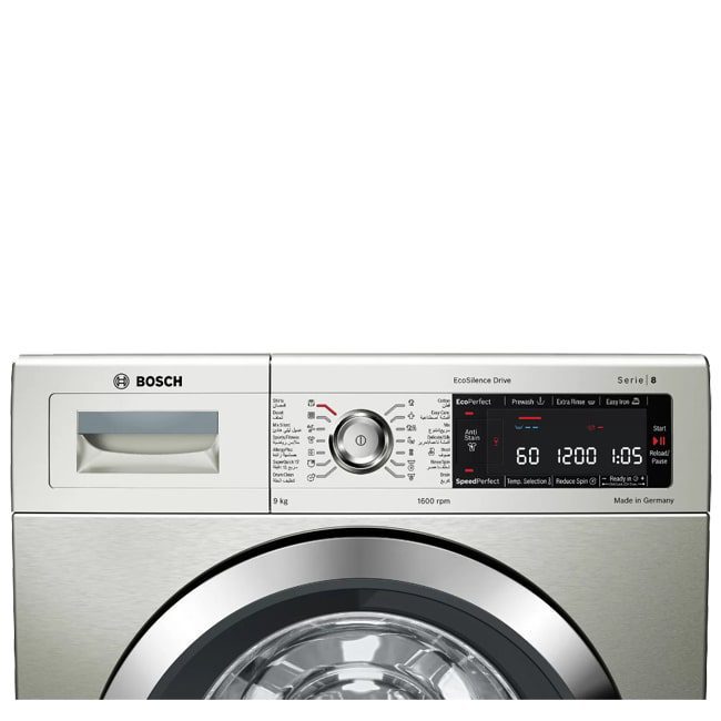 ماشین لباسشویی بوش WAW325X0EG سیلور 9 کیلویی